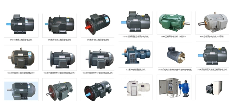 部分高效電機(jī)、特種電機(jī)產(chǎn)品